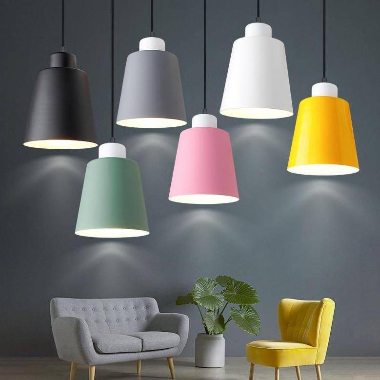 pendant light with lampshade simplistic Smuxi