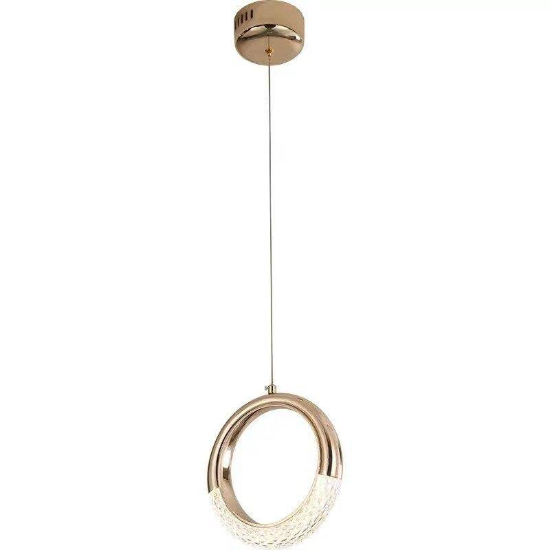 pendant light Led design with golden ring light style