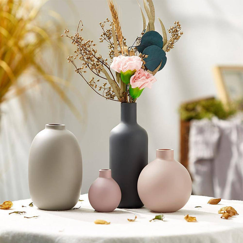 Creative coloured ceramic design vase
