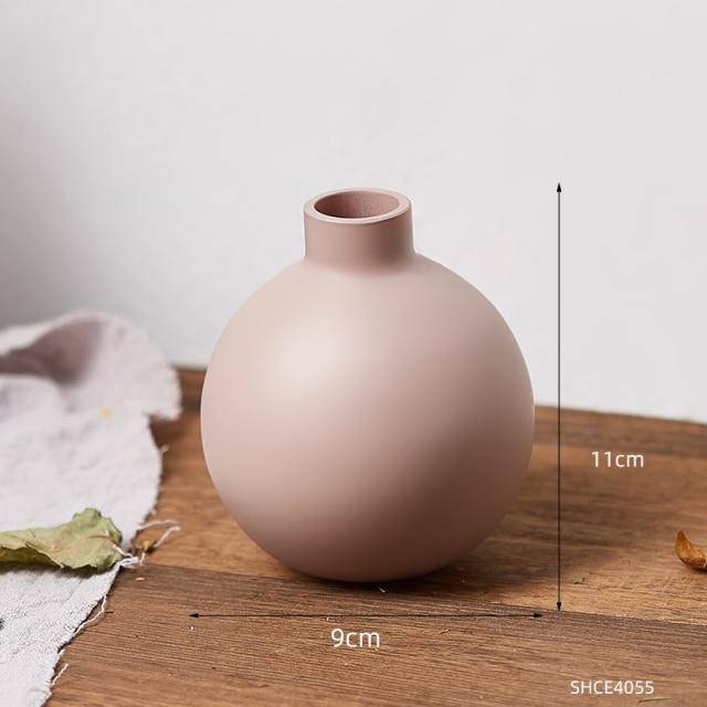 Creative coloured ceramic design vase