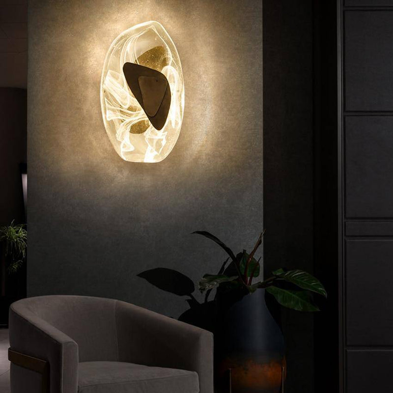 wall lamp luxury Fly LED glass design wall light