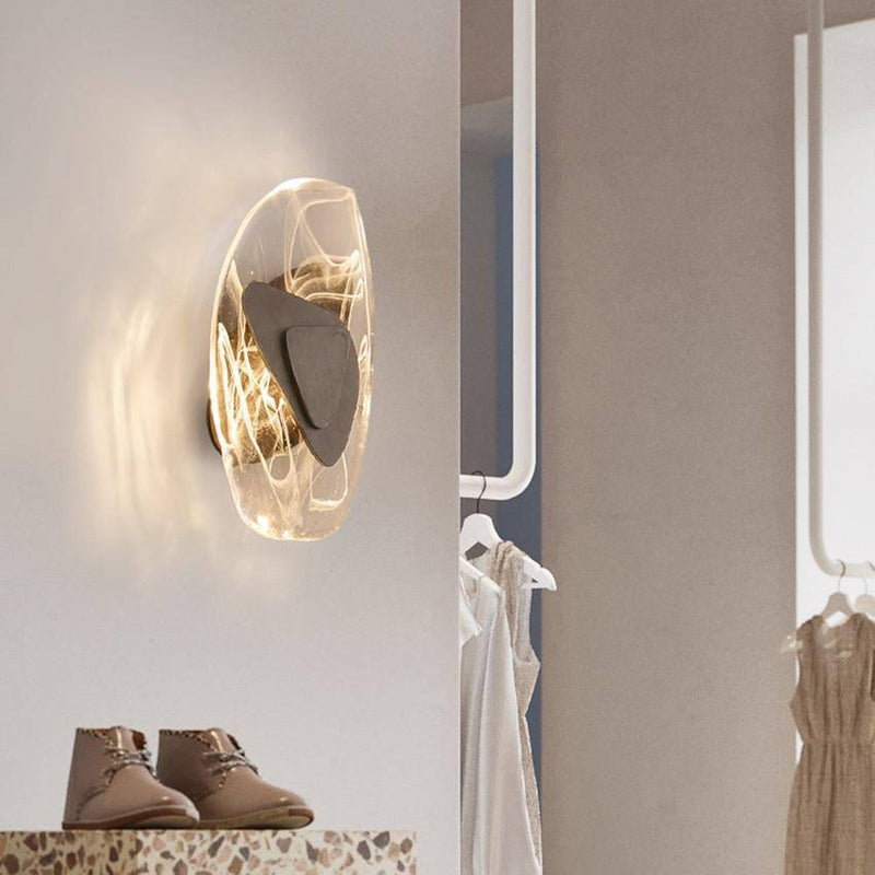 wall lamp luxury Fly LED glass design wall light