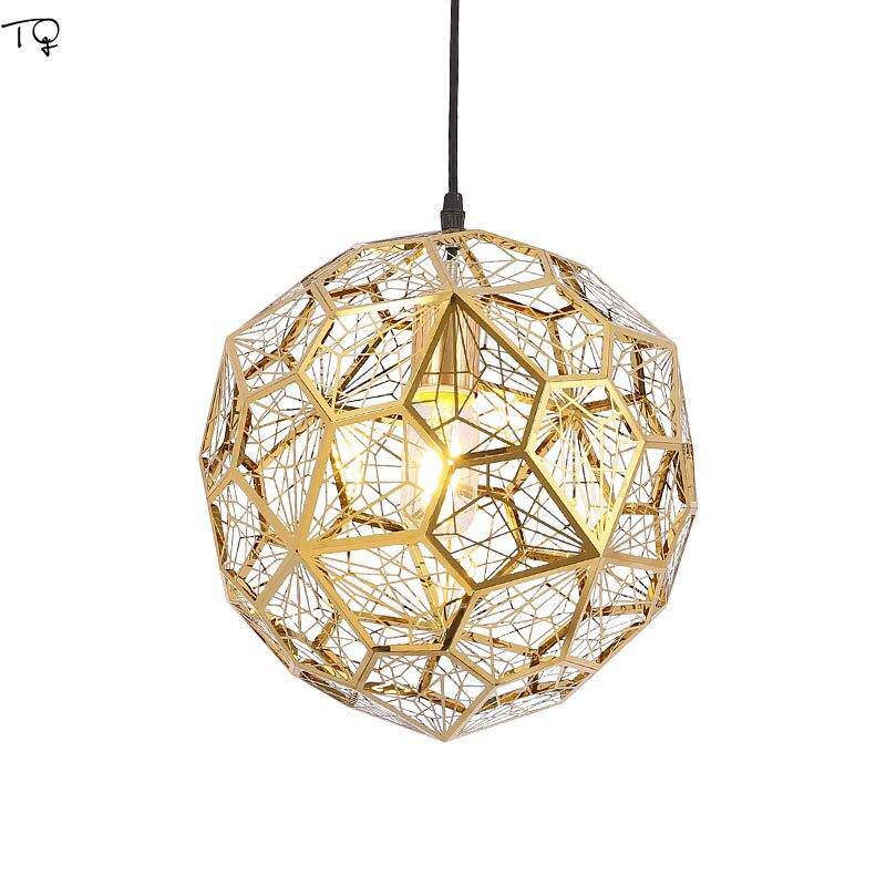 pendant light round LED design with holes