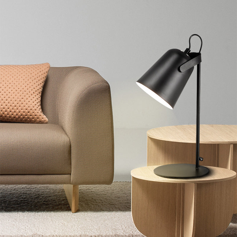 Modern desk lamp with lampshade coloured cylinder Ullysa