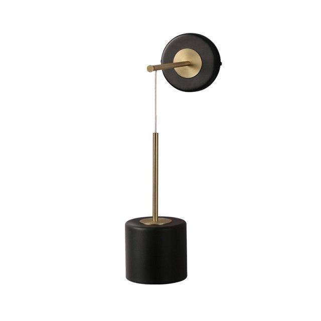 wall lamp LED wall design with lampshade metal cylinder