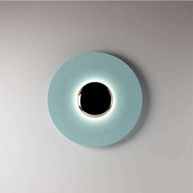 wall lamp LED wall design in coloured metal disc Porch Luxury style