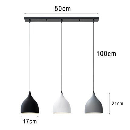 Lámpara de suspensión LED moderno y minimalista en metal Willo