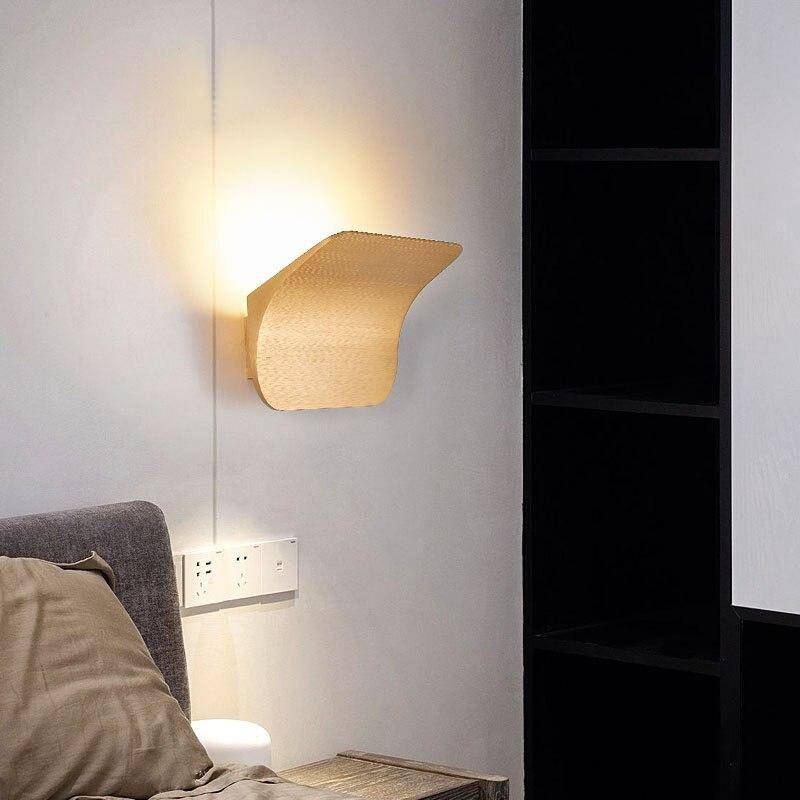 Lámpara de pared design en metal de estilo redondeado Sconce