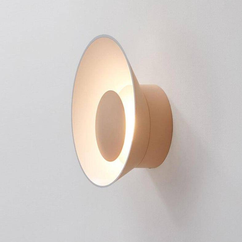Lámpara de pared design con cuenco metálico de color Loft