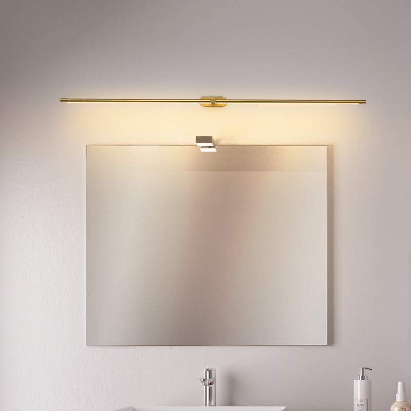 Moderno aplique LED para espejo grande Aleena