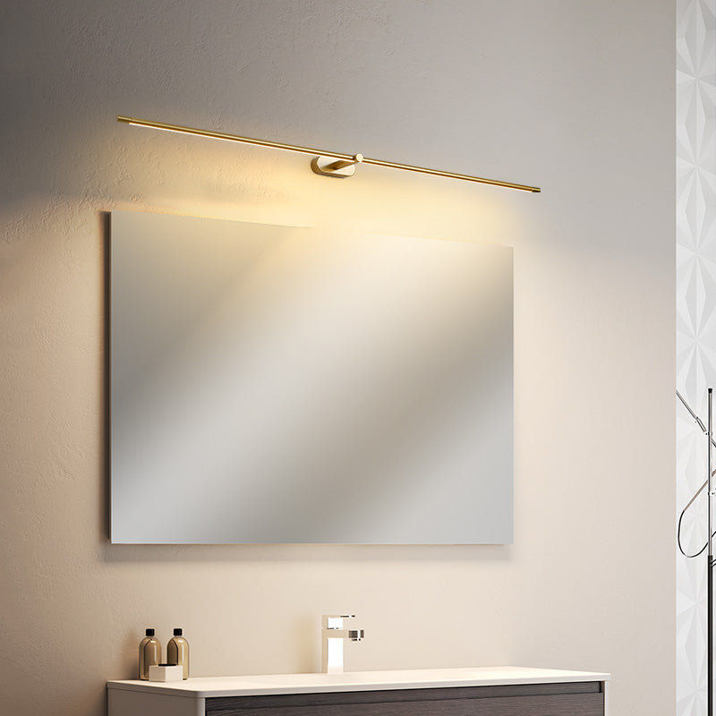 Moderno aplique LED para espejo grande Aleena