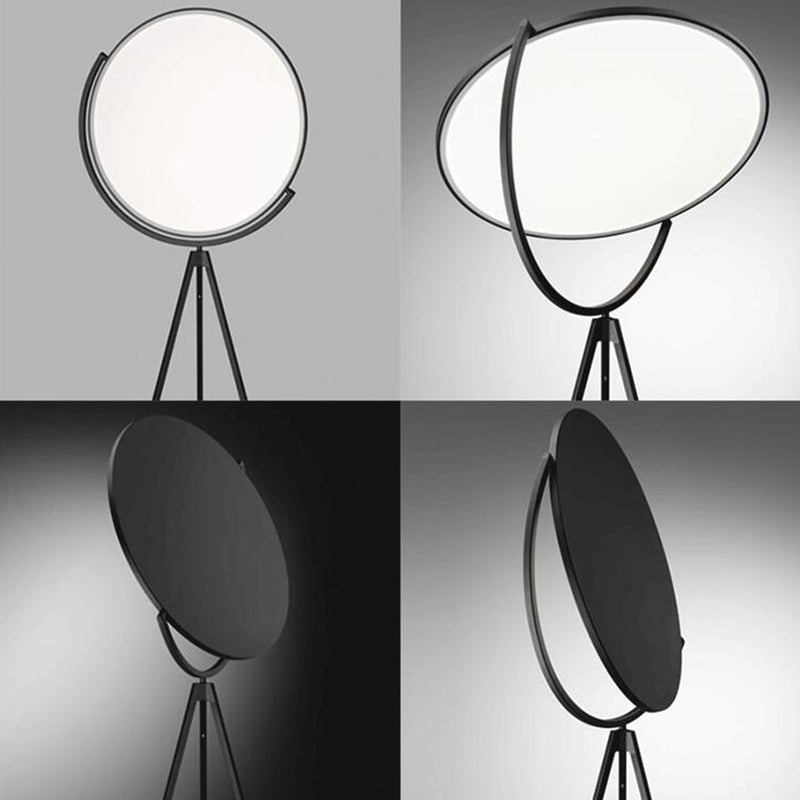 Floor lamp design LED triple stand and round lamp Loon