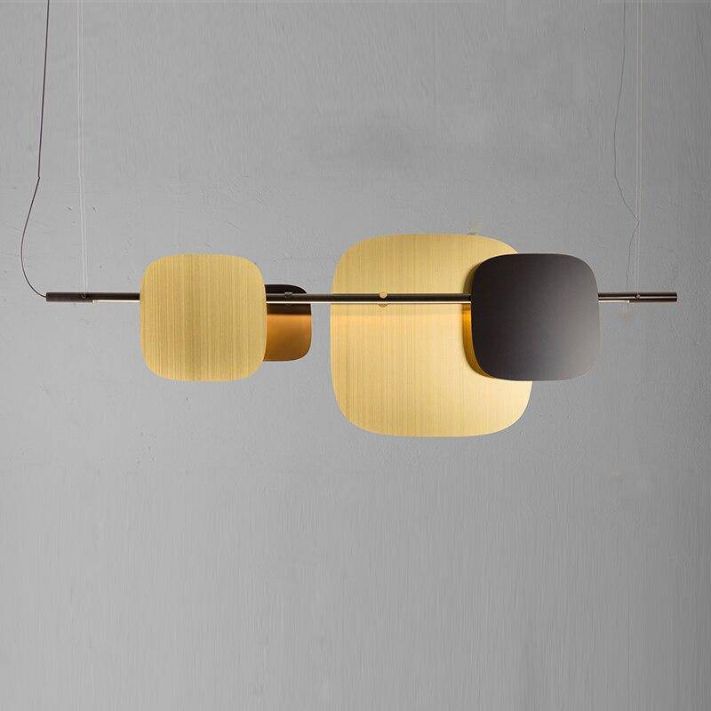 wall lamp LED wall design with several rounded metal squares Loft