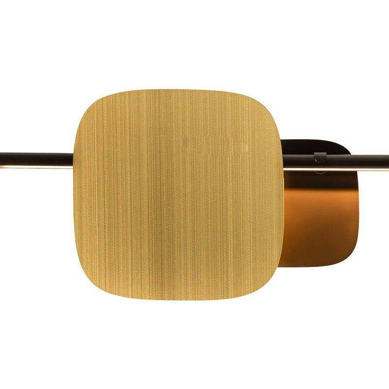 Applique murale design à LED avec plusieurs carrés arrondi en métal Loft