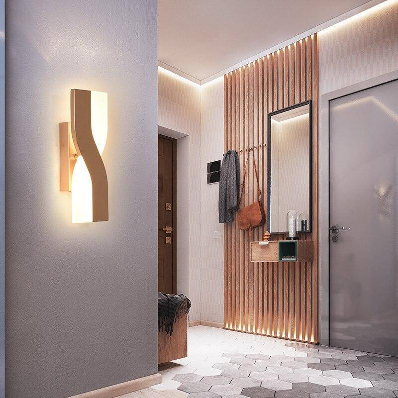 Applique murale design à LED en métal Loft Mirror