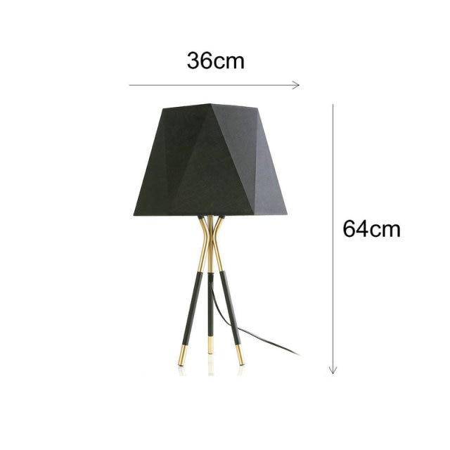 Metal LED table lamp lampshade Loft style Omi