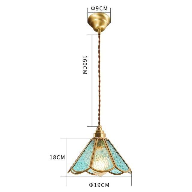 Lámpara de suspensión Retroiluminación LED en vidrio y metal dorado Vidrio