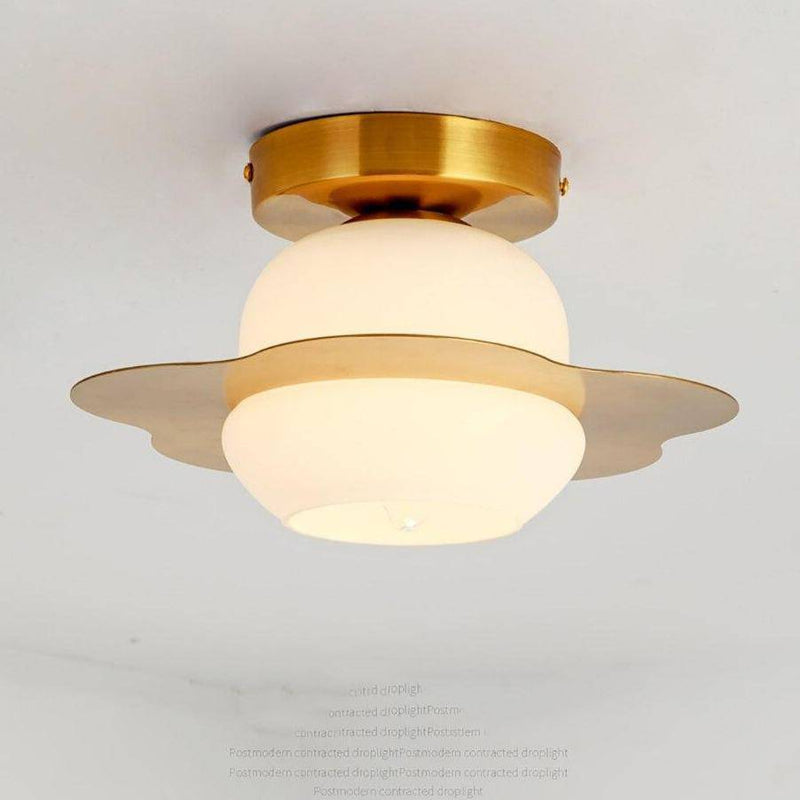 Modern LED ceiling light with lampshade in Creative glass