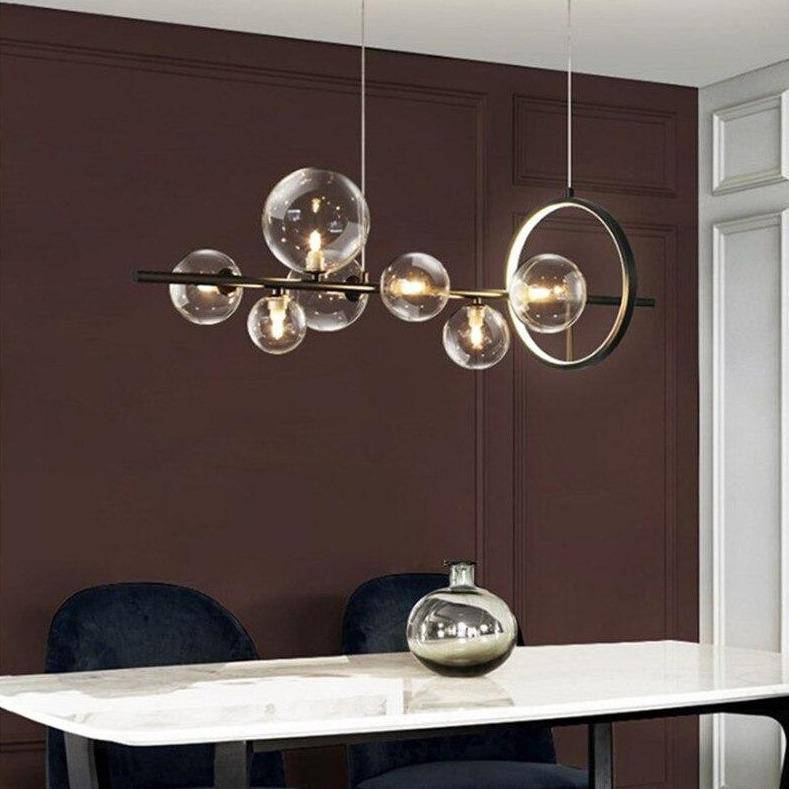 pendant light LED design with multiple glass spheres Loft