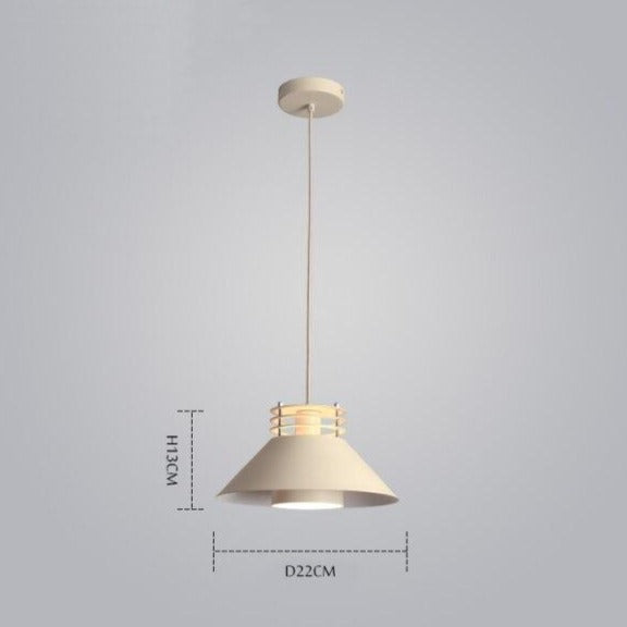 Lámpara de suspensión LED metálico moderno Elna