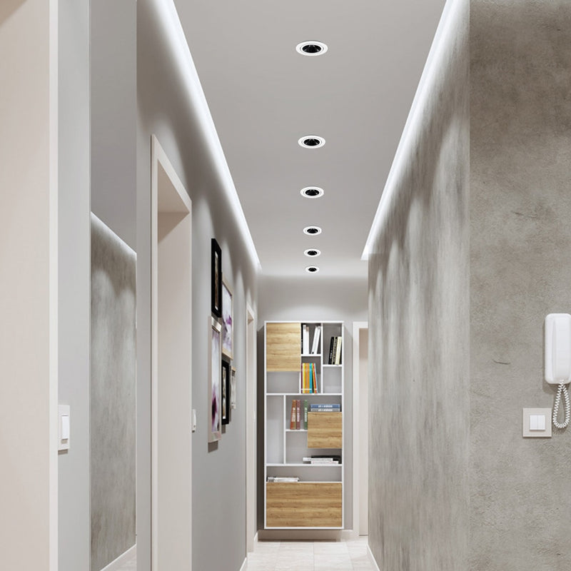 Spotlight LED design with adjustable aluminium angle Alora
