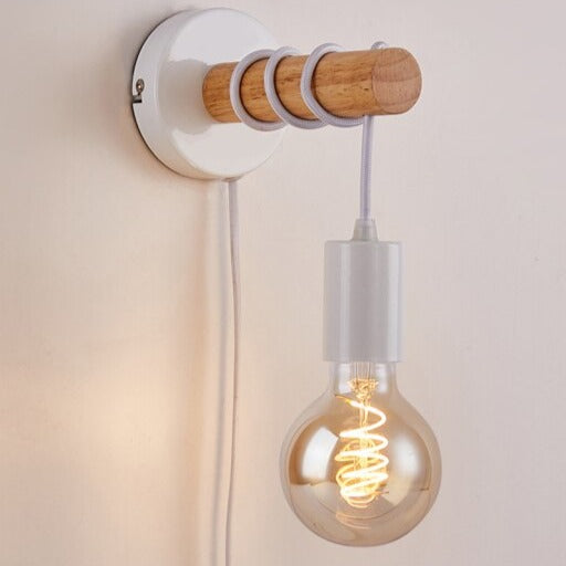 wall lamp modern wired wooden wall Deliah