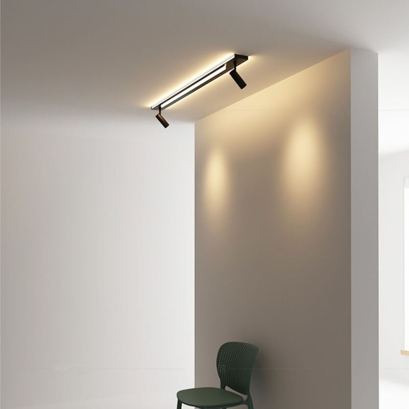Design LED ceiling lamp with two spots Dulce