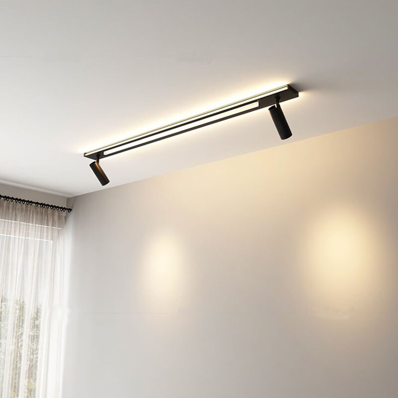 Design LED ceiling lamp with two spots Dulce