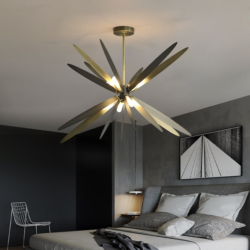 Modern LED chandelier with sparkling light Elektor