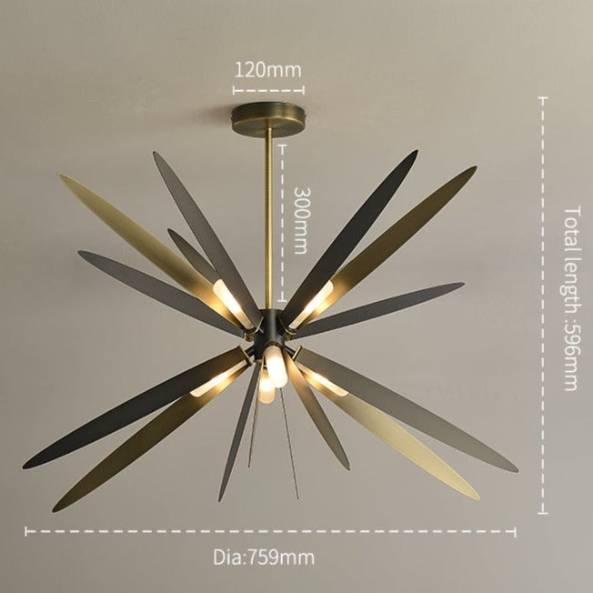 Modern LED chandelier with sparkling light Elektor