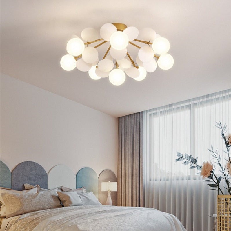 Modern coloured LED ceiling lamp for children's room Estel