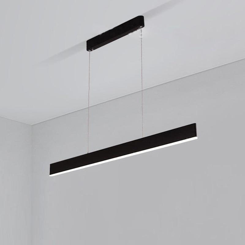 Araña design Barra de LEDs rectangulares muy finos suspendidos