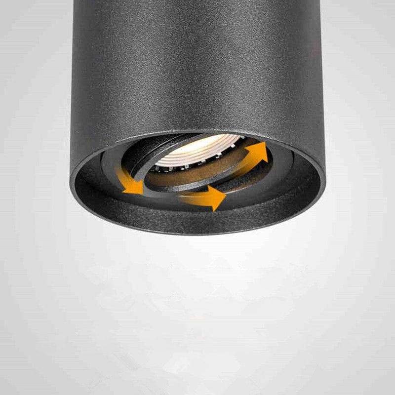 Spotlight modern LED metal cylinder Julius
