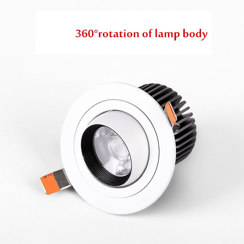 Spotlight modern circular LED with rotating angle Anastassya