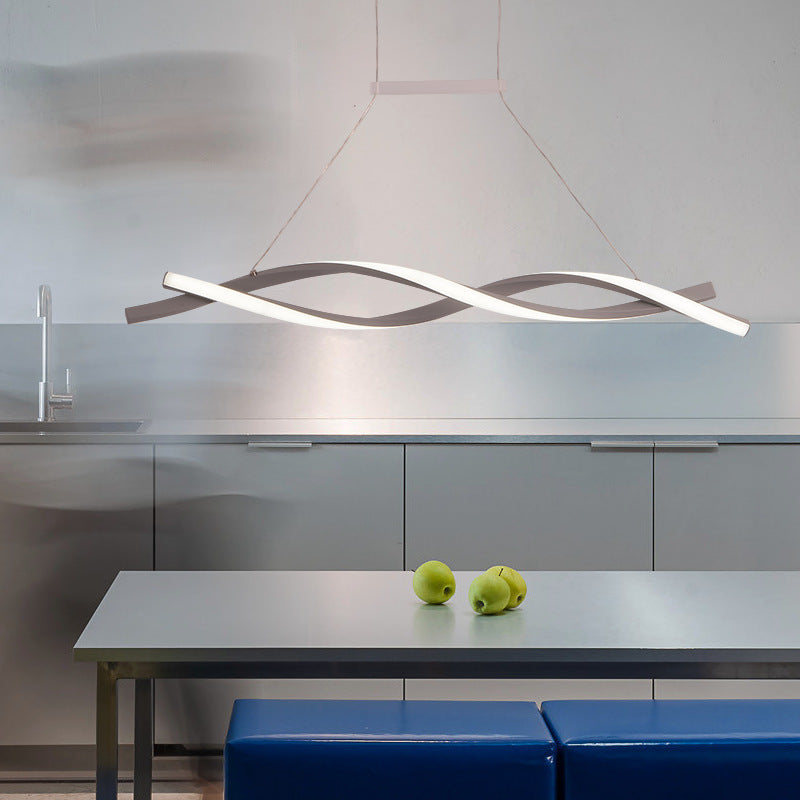 Lustre design LED en forme de vagues Callan