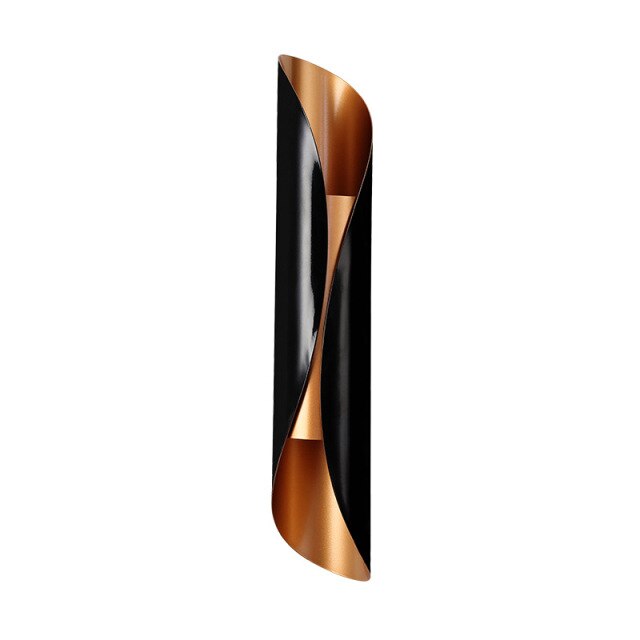 wall lamp modern open cylindrical metal wall Ernest