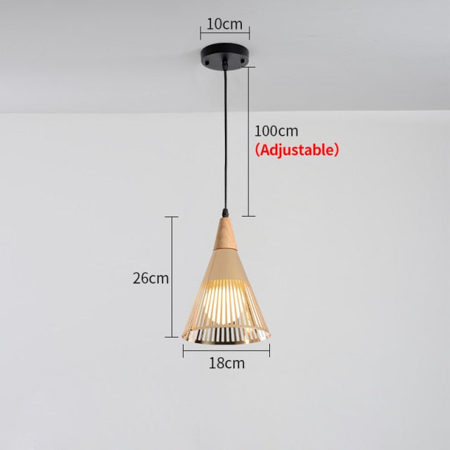 pendant light modern LED with conical lamps Abril