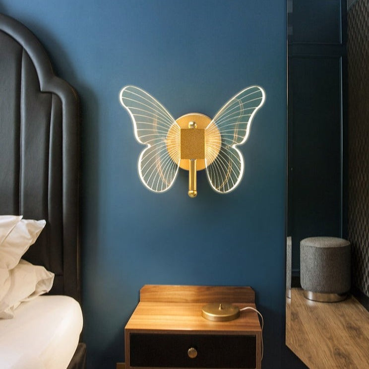 wall lamp modern LED butterfly wall Fairya
