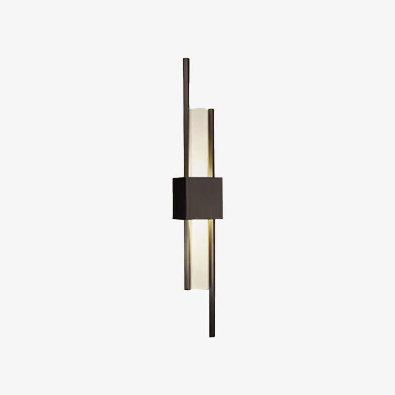 wall lamp LED wall design with gold metal bar Xeres