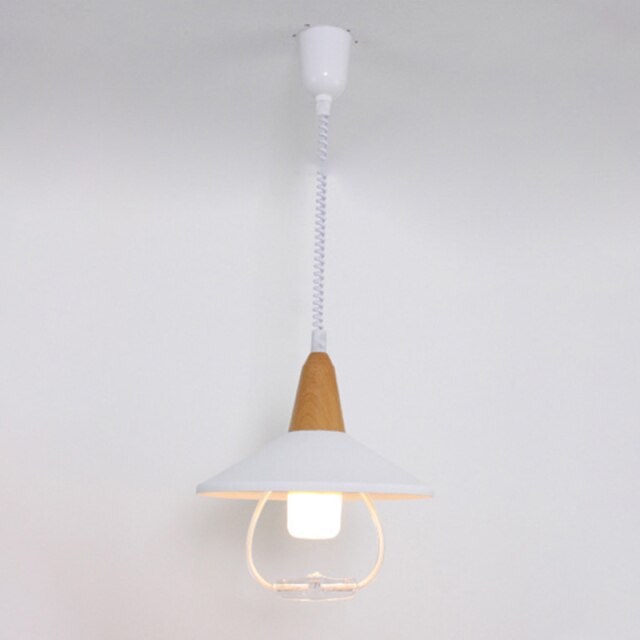 pendant light industrial lampshade conical almost flat Casilda