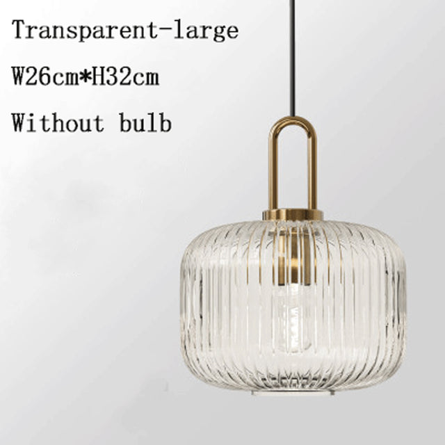 pendant light modern with different shapes in Charlise glass