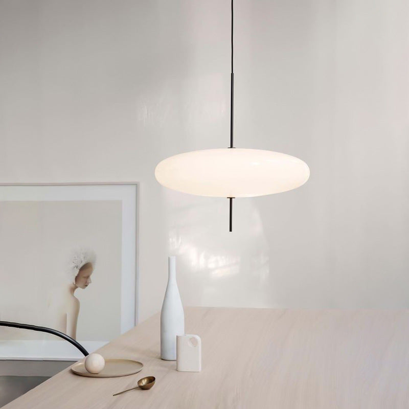 Lámpara de suspensión moderno acrílico LED ovalado Hannon