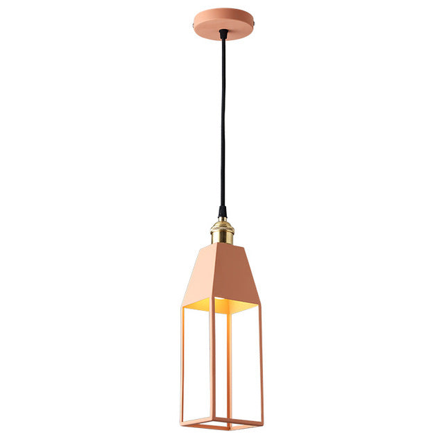 Lámpara de suspensión design en metal coloreado Colemann
