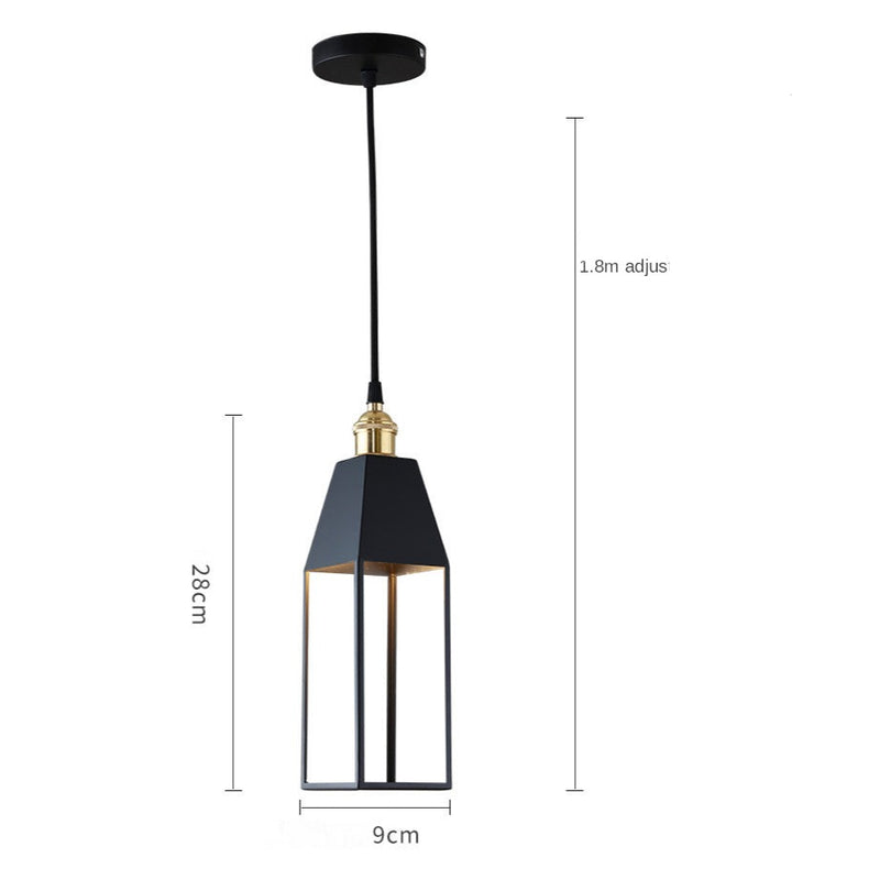 Lámpara de suspensión design en metal coloreado Colemann