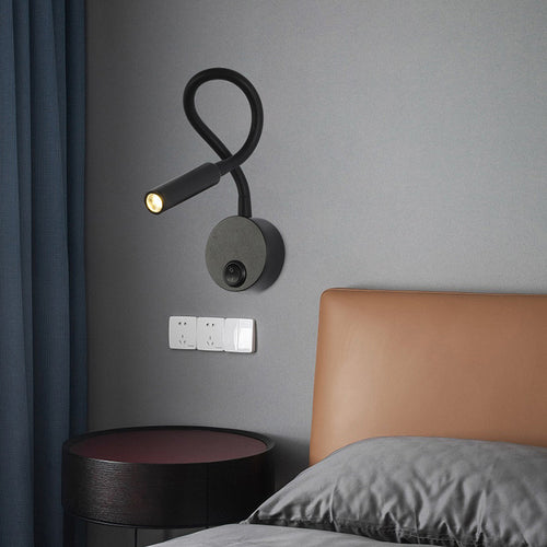 Moderna lámpara LED de pared con base de diferentes formas Auby