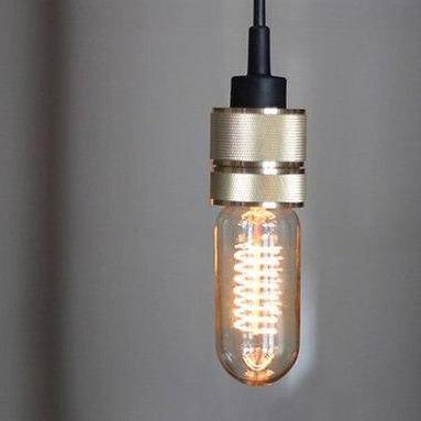 pendant light LED backlight with Edison style Coffee bulbs