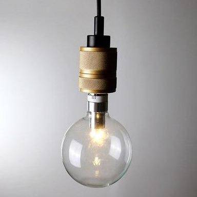 Lámpara de suspensión Retroiluminación LED con bombillas Edison Estilo café