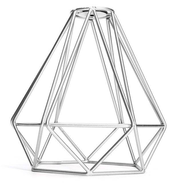 Suspension design en cage en métal de différentes couleurs