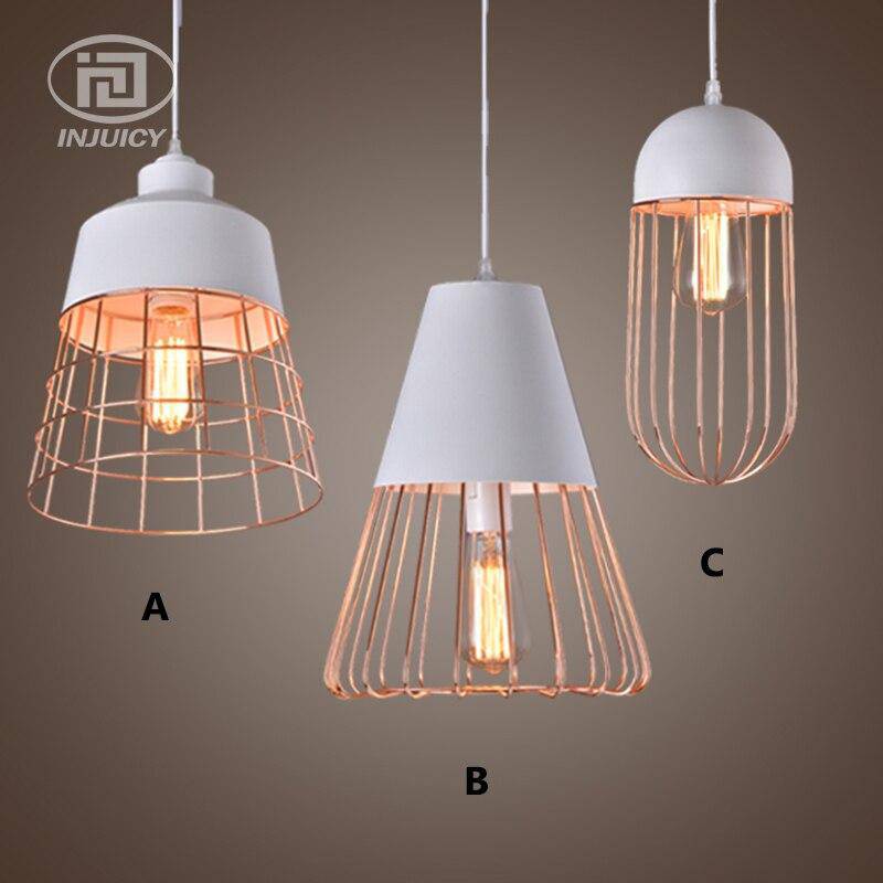 Suspension design cage colorée de plusieurs formes Loft