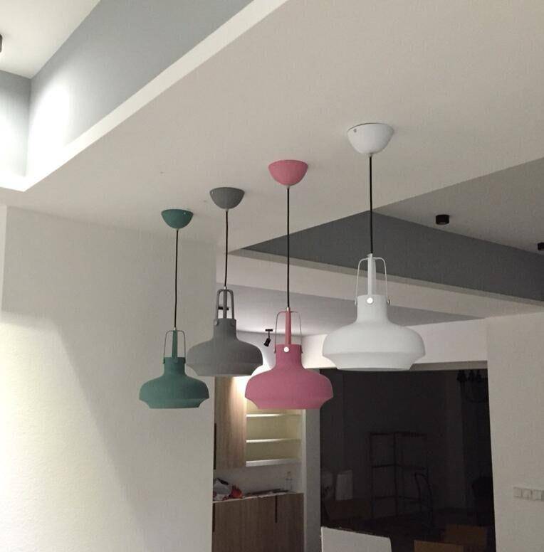 pendant light Candy colored round design